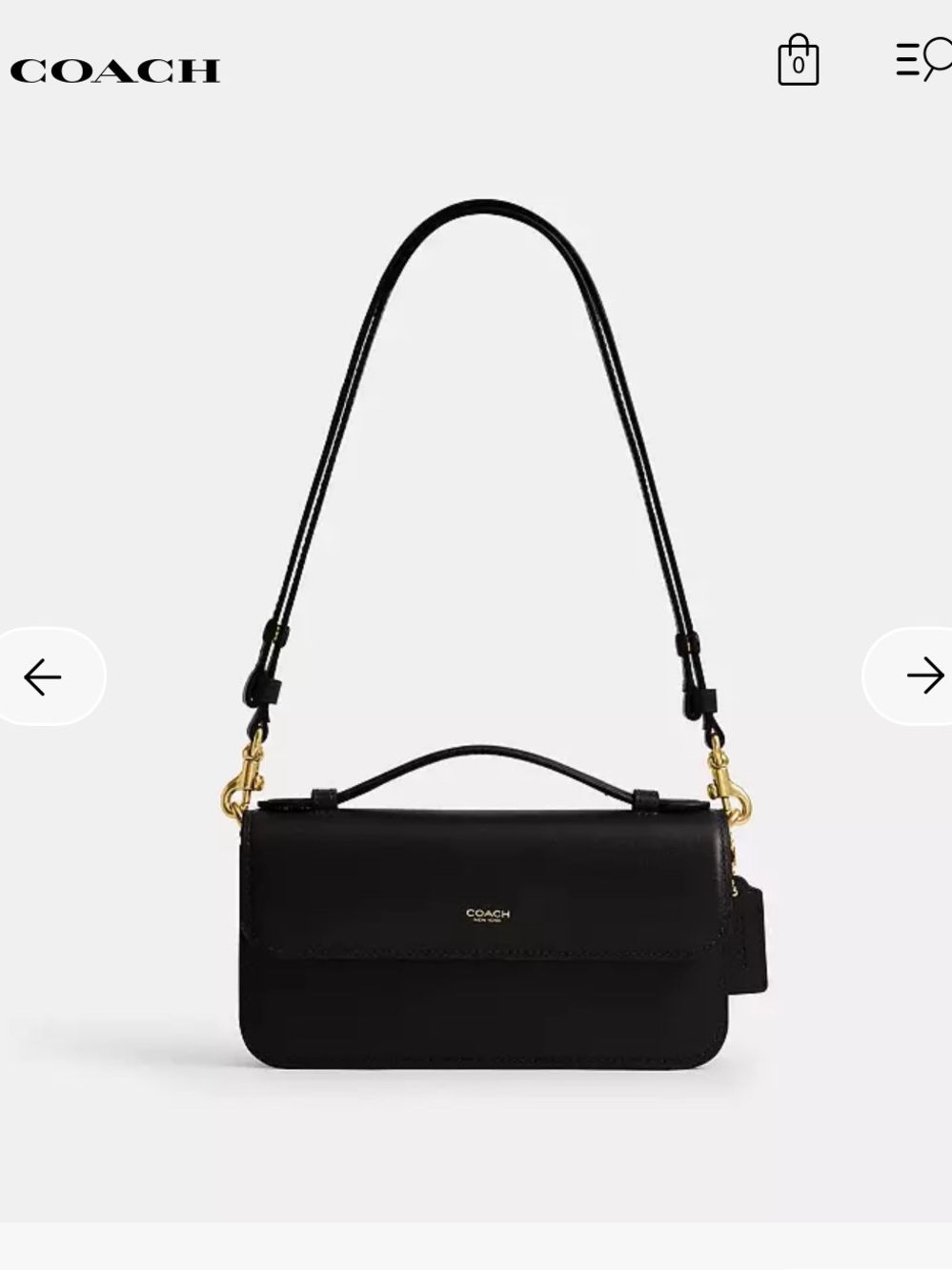Coach New York Elora Top Handle Crossbody Shoulder Bag